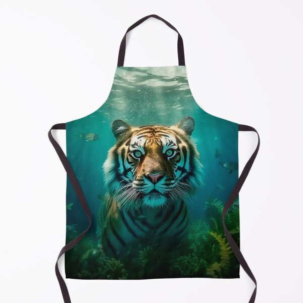 Item preview, Jaguar,tigre animal nadando,envolto de verde designed and sold by afpnegocios.