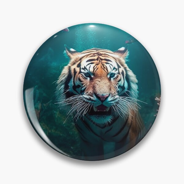 Item preview, Jaguar,tigre animal nadando,envolto de verde designed and sold by afpnegocios.