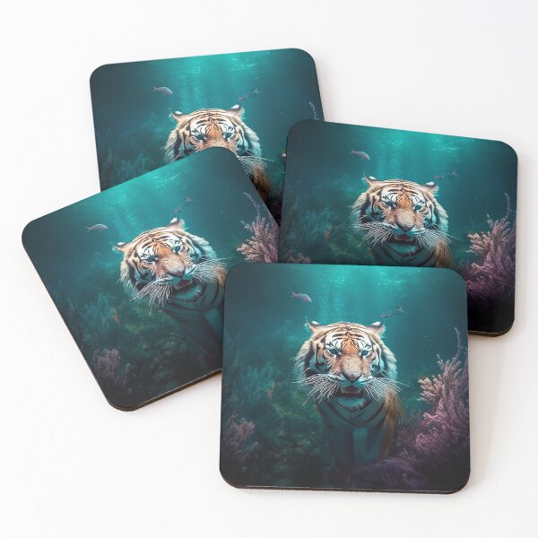Item preview, Jaguar,tigre animal nadando,envolto de verde designed and sold by afpnegocios.
