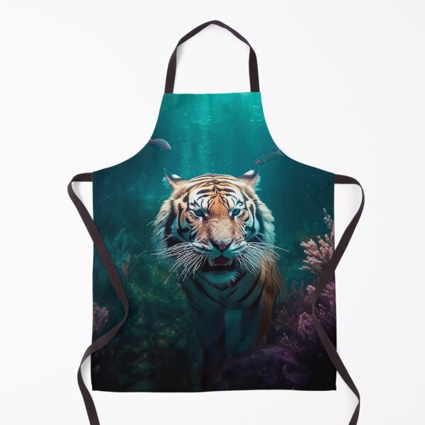 Item preview, Jaguar,tigre animal nadando,envolto de verde designed and sold by afpnegocios.