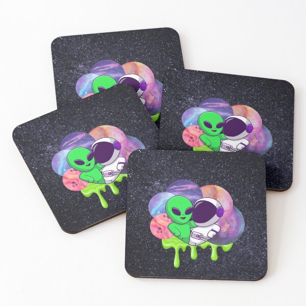 Item preview, alien with astronaut designed and sold by Les125.
