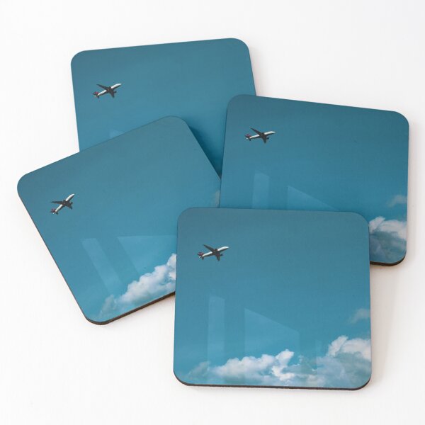 Item preview, Blue sky, fluffy clouds. Airplane.  designed and sold by amak.