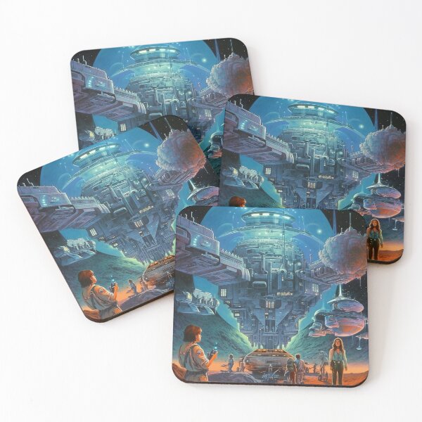 Item preview, Retro 1980s SciFi Art designed and sold by Spiralysis.