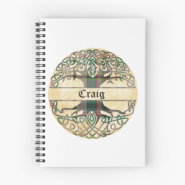 Item preview, Craig Tree of Life Clan Scottish Surname tartan designed and sold by BagTown Clans.