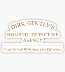 Dirk Gently Agency Sign Sticker