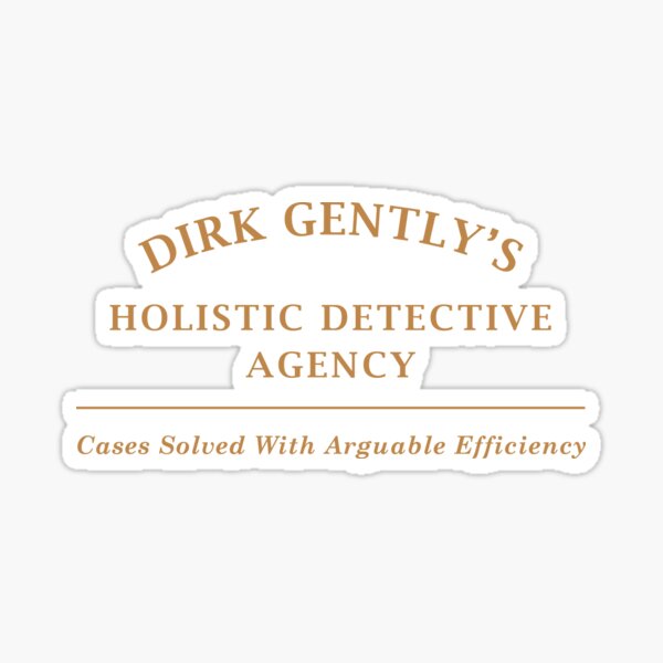 Dirk Gently Agency Sign Sticker