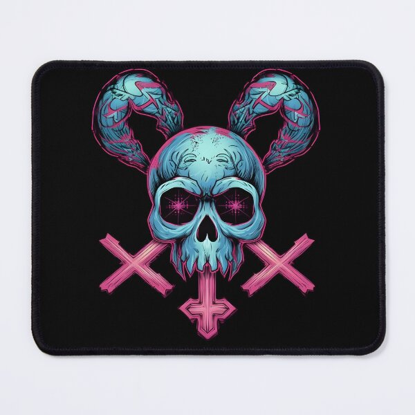 Item preview, Deth Metal Bunny Rabbit, Rabbit Skull designed and sold by TheeDigitalDen.