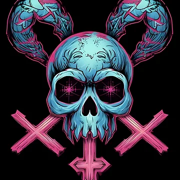 Artwork thumbnail, Deth Metal Bunny Rabbit, Rabbit Skull by TheeDigitalDen