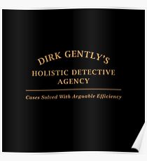 Dirk Gently Agency Sign Poster