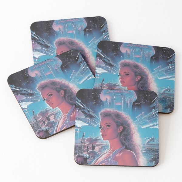 Item preview, Retro 1980s SciFi Art designed and sold by Spiralysis.