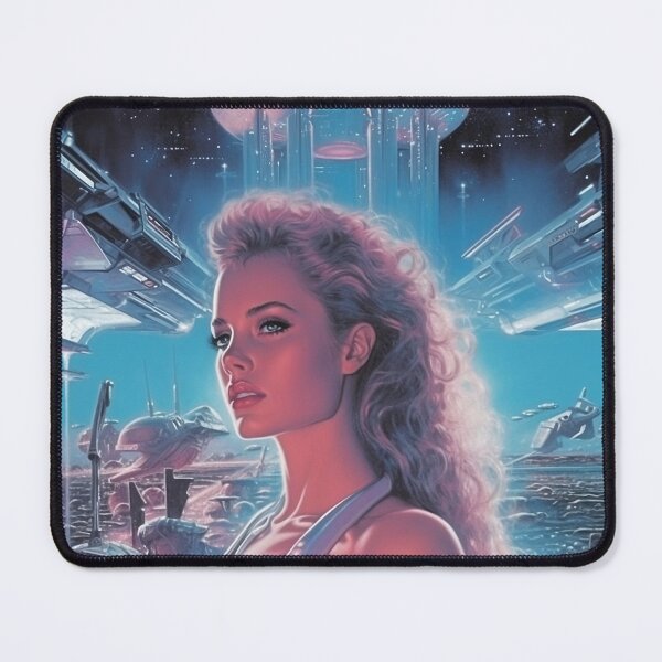 Item preview, Retro 1980s SciFi Art designed and sold by Spiralysis.