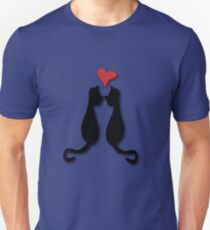 Cats in love Tee Unisex T-Shirt