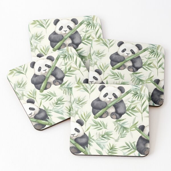Item preview, Pandas In The Wild Pattern designed and sold by victorsuarez.