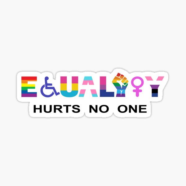 Item preview, Equality Hurts No One designed and sold by Aiolin.