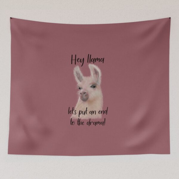 Item preview, Hey Llama! designed and sold by Ale's Art.