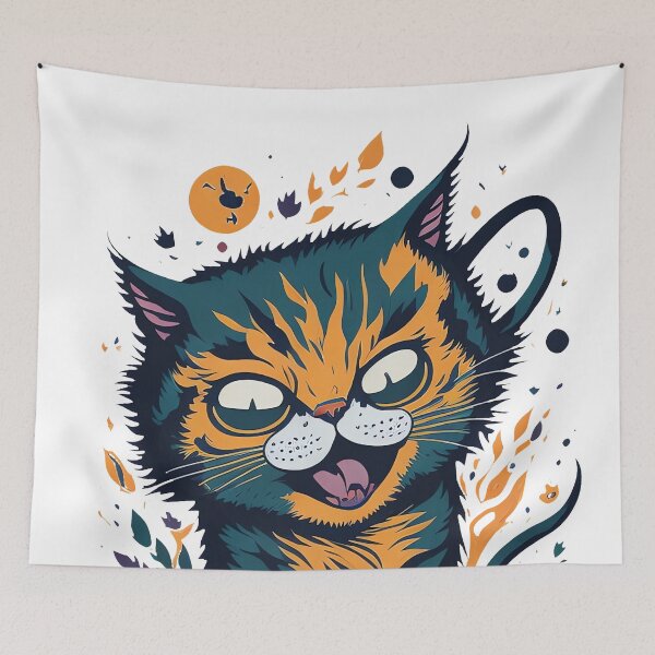 Item preview, Cat Miaw: Funny Feline Frenzy designed and sold by Paolospresent.