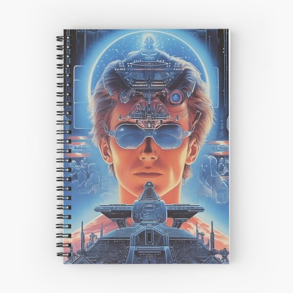 Item preview, Retro 1980s SciFi Art designed and sold by Spiralysis.