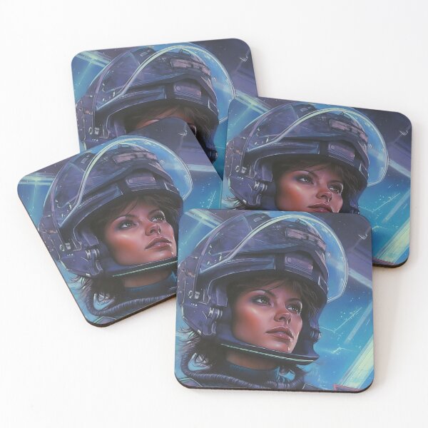 Item preview, Retro 1980s SciFi Art designed and sold by Spiralysis.