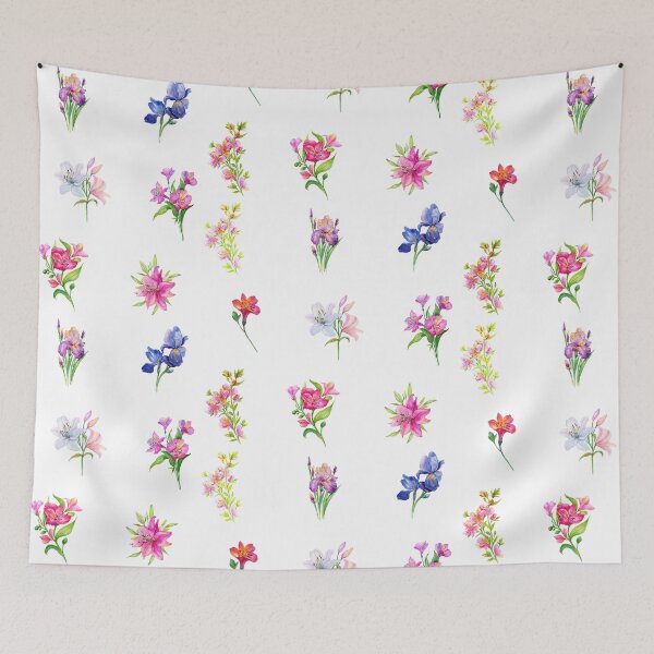 Item preview, Watercolor Summer Flower Mix designed and sold by silviaol.