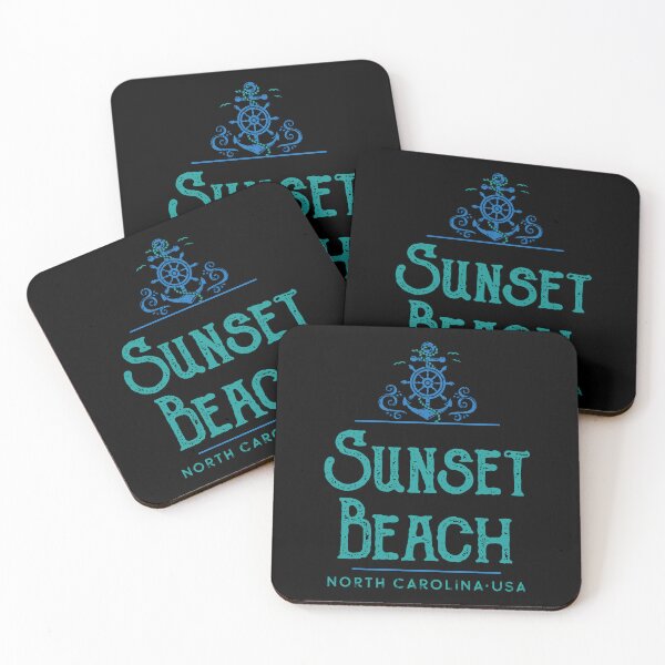 Item preview, Sunset Beach North Carolina Nautical Design designed and sold by Futurebeachbum.