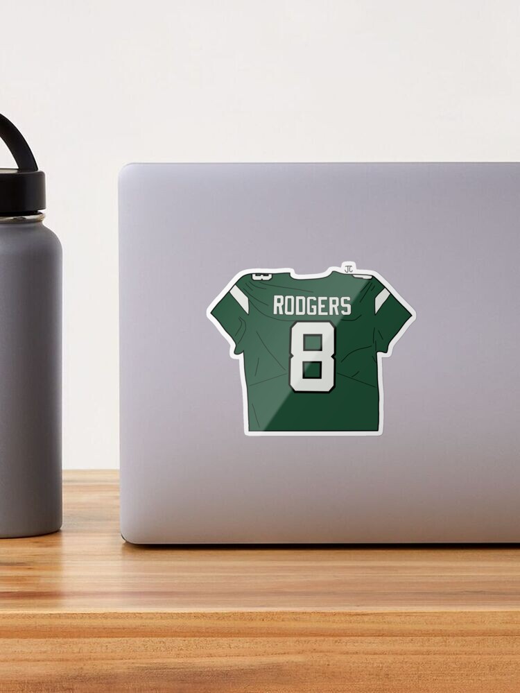 Aaron Rodgers Jets Jersey Sticker for Sale by jcamilleri