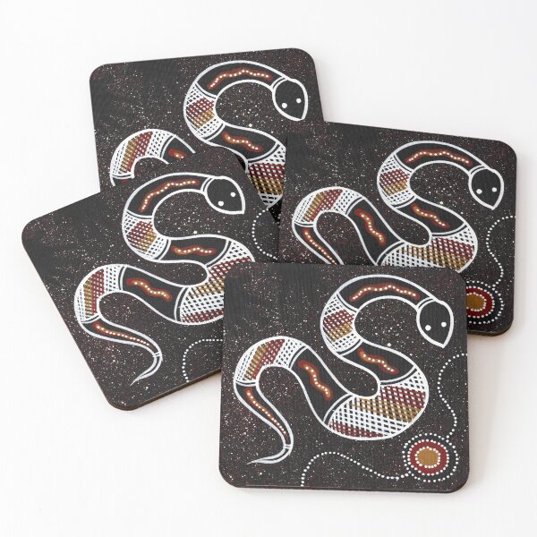 Item preview, Authentic Aboriginal Art -  Painting - Snake designed and sold by HogarthArts.