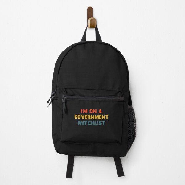 Item preview, I'm On A Government Watchlist vintage anti government saying designed and sold by wearebnw.
