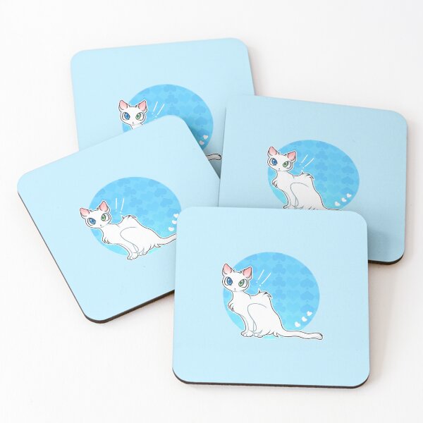 Item preview, Sky blue curious cat designed and sold by Albuualbuu.