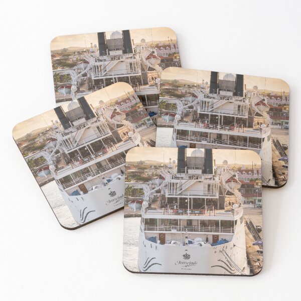 Item preview, Freewinds Ship docked in downtown Aruba designed and sold by debbieannpowell.