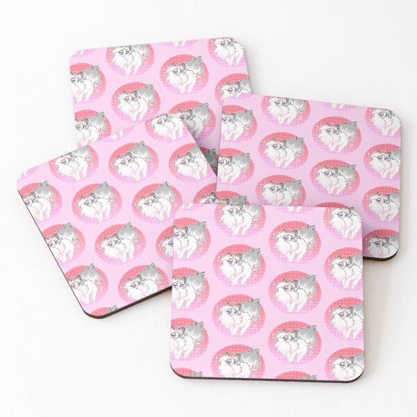 Item preview, Pink flirtatious kitten designed and sold by Albuualbuu.