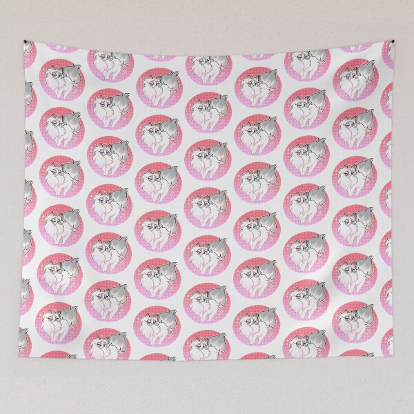 Item preview, Pink flirtatious kitten designed and sold by Albuualbuu.