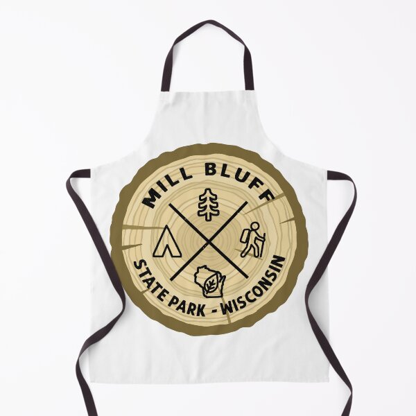 Item preview, Mill Bluff State Park Wisconsin Log Slice designed and sold by VanyaKar.