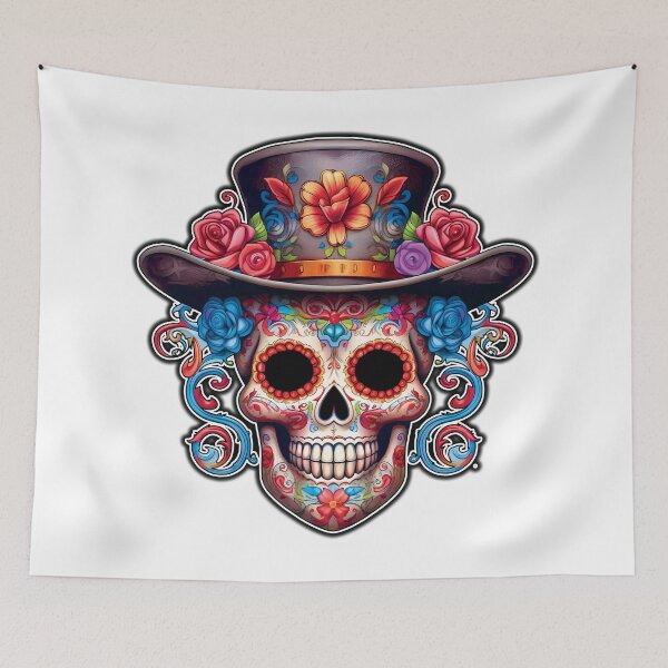 Item preview, El Susurrador de Caballos - Día de los Muertos - The Horse Whisperer - Day of the Dead designed and sold by Rickie Pauley.