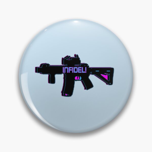 Item preview, 3D Retro 3 Dimension - Infidel - M4 AR15 AR 15 AR-15 Rifle - Patriot Protester OG Original Gangster  designed and sold by Bandanapparel.