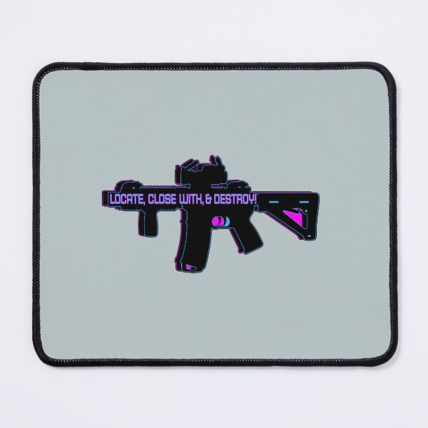 Item preview, 3D Retro 3 Dimension - Locate, Close With, _amp_ Destroy The Enemy! - M4 AR15 AR 15 AR-15 Rifle - Pa designed and sold by Bandanapparel.