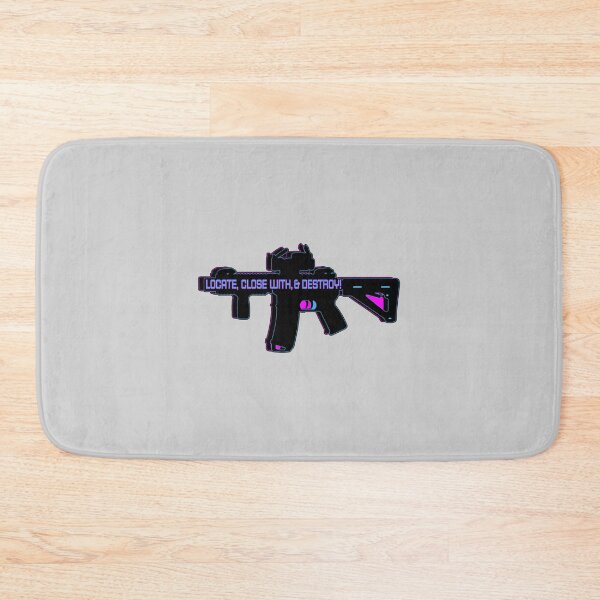 Item preview, 3D Retro 3 Dimension - Locate, Close With, _amp_ Destroy The Enemy! - M4 AR15 AR 15 AR-15 Rifle - Pa designed and sold by Bandanapparel.