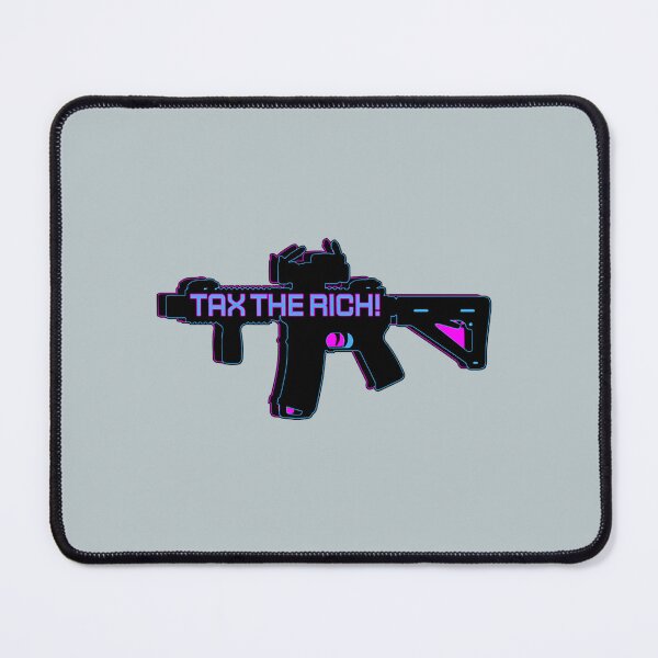Item preview, 3D Retro 3 Dimension - Tax The Rich - M4 AR15 AR 15 AR-15 Rifle - Patriot Protester OG Original Gang designed and sold by Bandanapparel.