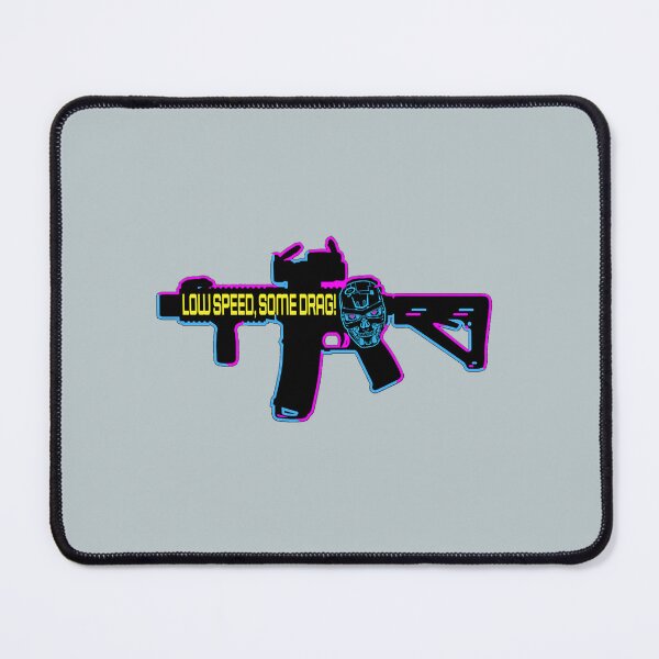 Item preview, 3D Retro 3 Dimensional 80_s - Robot Cyborg - Low Speed, Some Drag - 2nd Amendment - M4 AR15 AR 15 AR designed and sold by Bandanapparel.