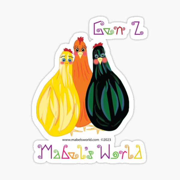 Gen Z of Mabel's World Sticker