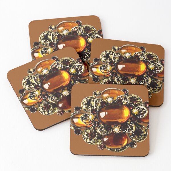 Item preview, Art Deco Amber Brooch designed and sold by CMooreWorx.