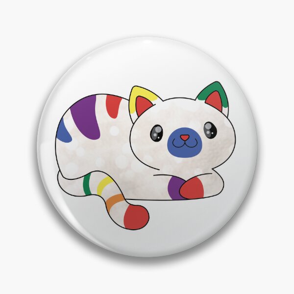 Item preview, Gato arcoiris (bloque de color) designed and sold by Rustmm.