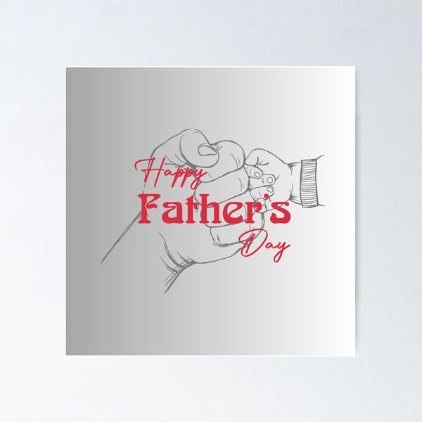 Father And Son Holding Hands Abstract Lineart Fathers Day Template Poster  Template Download on Pngtree