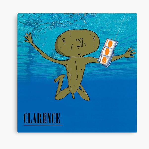 Clarence Nevermind Nirvana (PARODY) Canvas Print