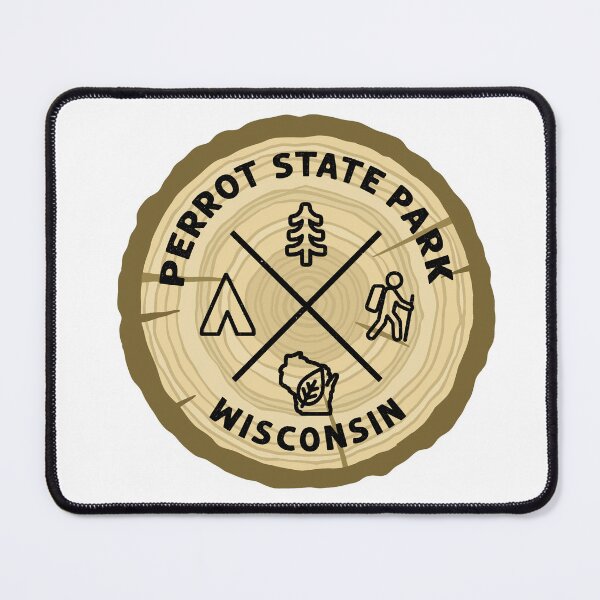 Item preview, Perrot State Park Wisconsin Log Slice designed and sold by VanyaKar.