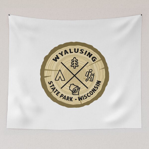Item preview, Wyalusing State Park Wisconsin Log Slice designed and sold by VanyaKar.