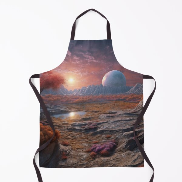 Item preview, Alien Dreamscape - Extraterrestrial Planet Art Print designed and sold by Dubage603.