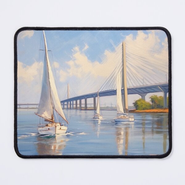 Item preview, Sailing the Cooper River, Charleston SC v1.3 designed and sold by GetShemmyWithIt.