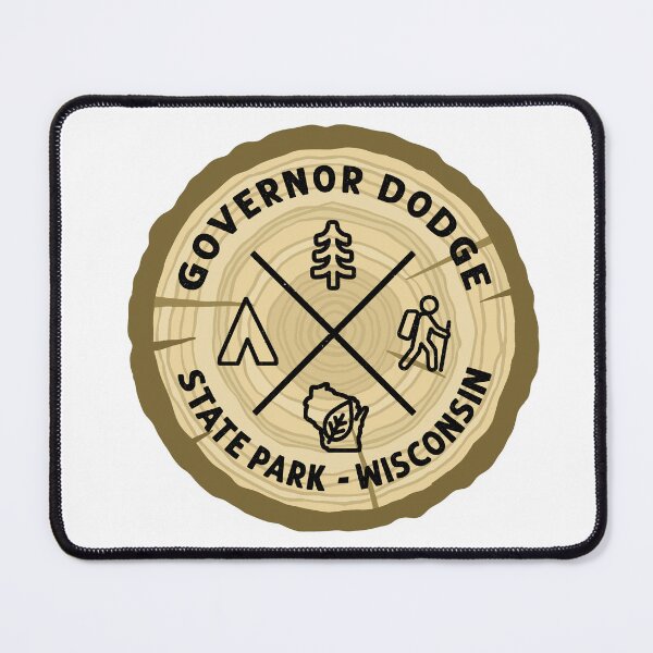 Item preview, Governor Dodge State Park Wisconsin Log Slice designed and sold by VanyaKar.