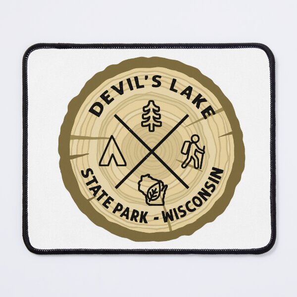 Item preview, Devil's Lake State Park Wisconsin Log Slice designed and sold by VanyaKar.