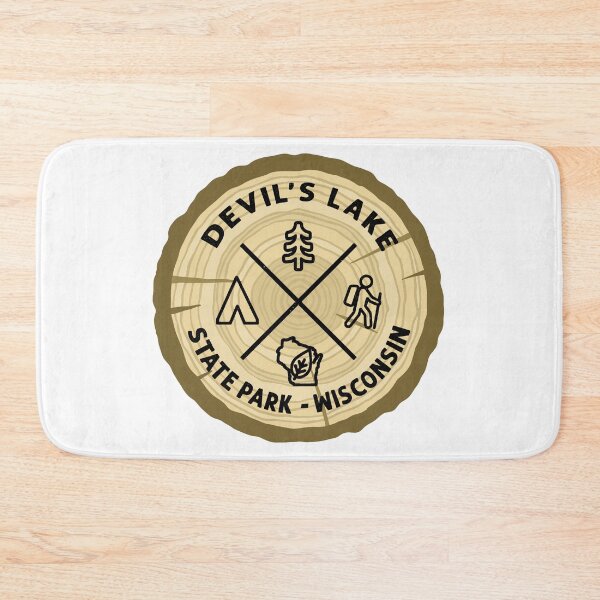 Item preview, Devil's Lake State Park Wisconsin Log Slice designed and sold by VanyaKar.